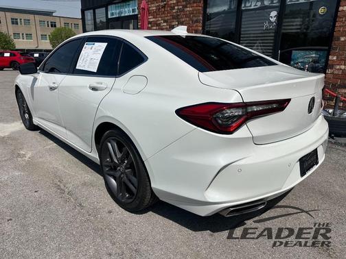 White 2021 Acura TLX Technology