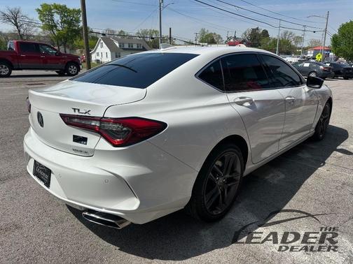 White 2021 Acura TLX Technology