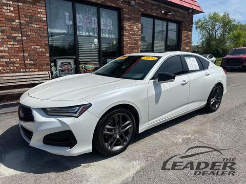 White 2021 Acura TLX Technology