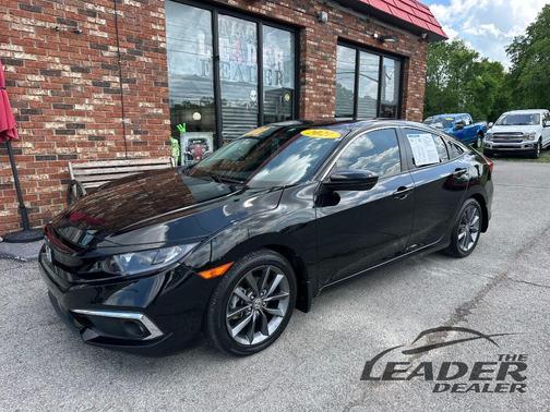 Black 2021 Honda Civic EX