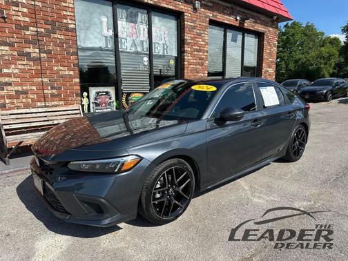 Gray 2024 Honda Civic Sport Touring