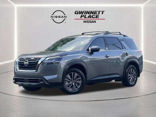 Gun Metallic 2024 Nissan Pathfinder SV FWD