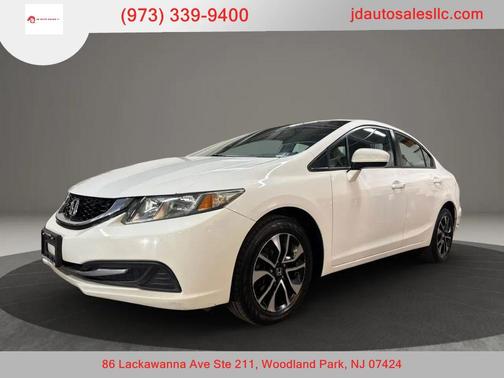 Taffeta White 2015 Honda Civic EX