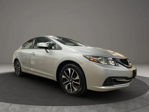 Alabaster Silver Metallic 2013 Honda Civic EX