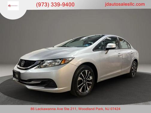 Alabaster Silver Metallic 2013 Honda Civic EX