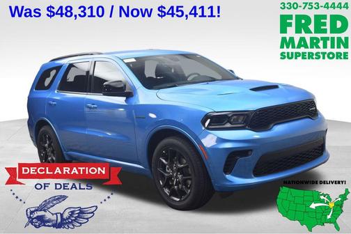 Blue 2026 Dodge Durango GT HEMI V8