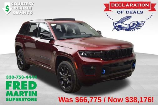 Velvet Red Pearlcoat 2025 Jeep Grand Cherokee 4xe Base