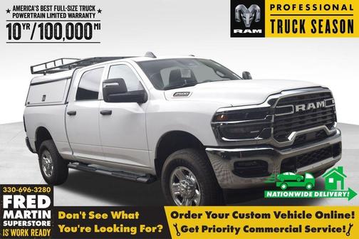 Bright White Clearcoat 2026 RAM 2500 Tradesman