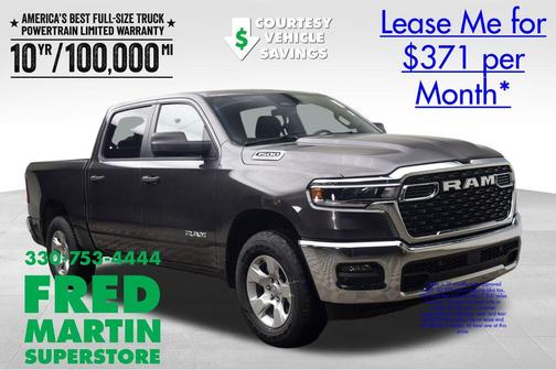 Granite Crystal Clearcoat Metallic 2026 RAM 1500 Big Horn/Lone Star