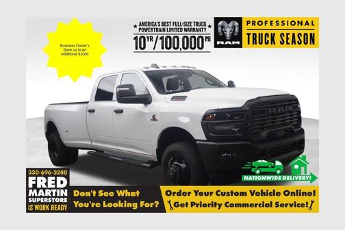 Bright White Clearcoat 2026 RAM 3500 Tradesman