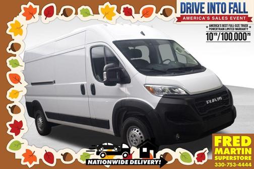 Bright White Clearcoat 2026 RAM ProMaster 2500 High Roof