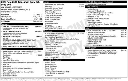 2024 RAM 2500 Tradesman