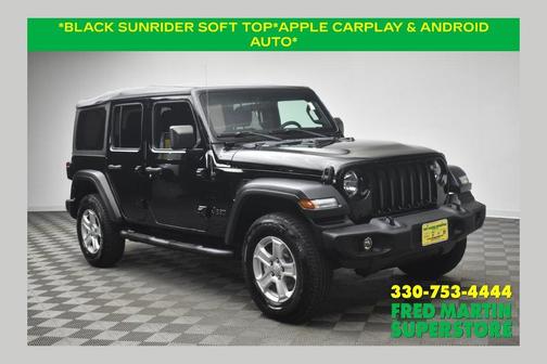 Black Clearcoat 2023 Jeep Wrangler Sport