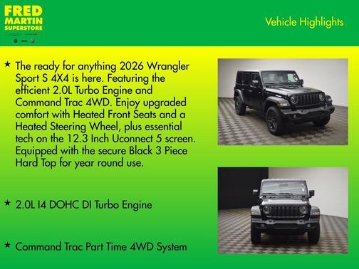 2026 Jeep Wrangler Sport