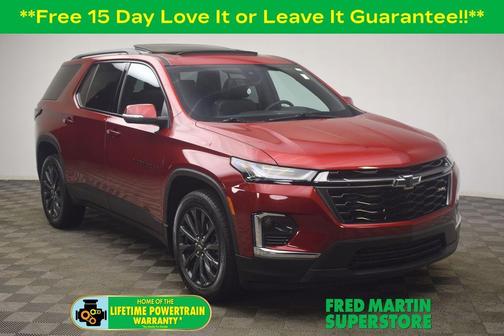 Radiant Red 2023 Chevrolet Traverse RS