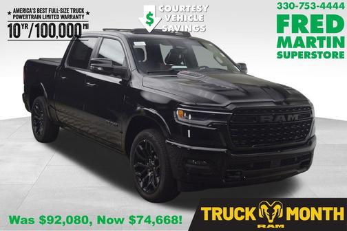 Diamond Black 2026 RAM 1500 Limited