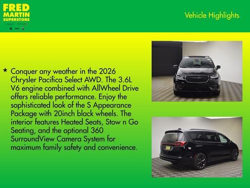 2026 Chrysler Pacifica Select