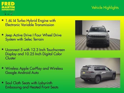 Sting Gray Clearcoat 2026 Jeep Cherokee LAREDO/LIMITED