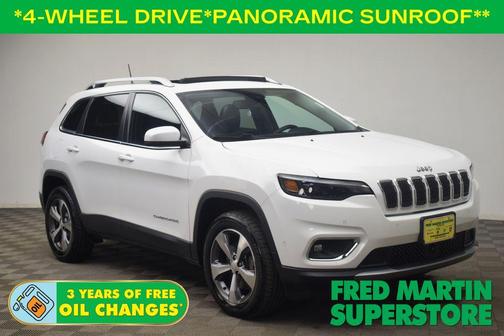 Bright White Clearcoat 2021 Jeep Cherokee Limited