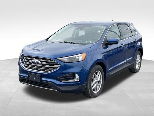 Blue Metallic 2022 Ford Edge SEL