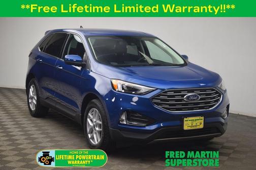 Blue Metallic 2022 Ford Edge SEL