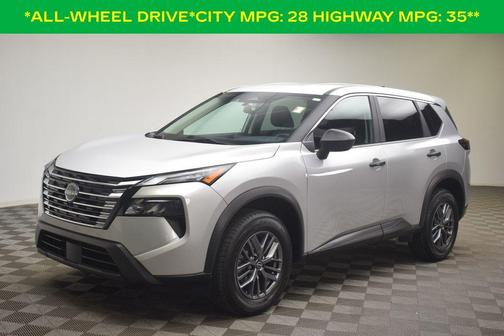 Brilliant Silver Metallic 2024 Nissan Rogue S