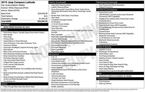 2019 Jeep Compass Latitude