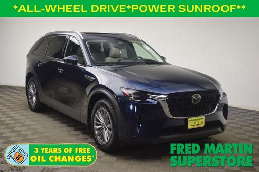 Deep Crystal Blue Mica 2024 Mazda CX-90 Preferred Plus