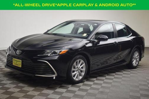 Midnight Black Metallic 2023 Toyota Camry LE