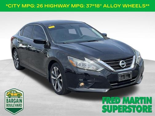 Black 2017 Nissan Altima 2.5 SR