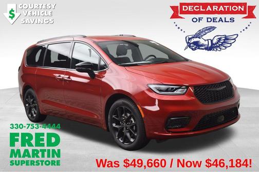 Red 2026 Chrysler Pacifica Select