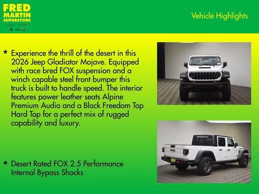 2026 Jeep Gladiator Mojave