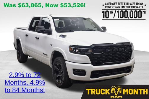 Bright White Clearcoat 2026 RAM 1500 Big Horn/Lone Star
