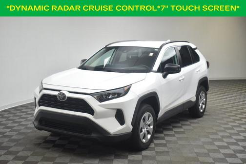 Super White 2021 Toyota RAV4 LE
