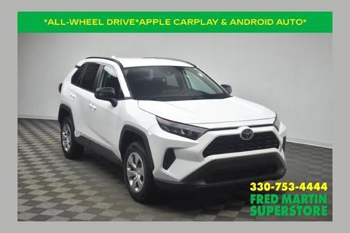 Super White 2021 Toyota RAV4 LE