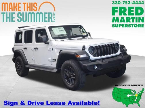 Bright White Clearcoat 2026 Jeep Wrangler Sport