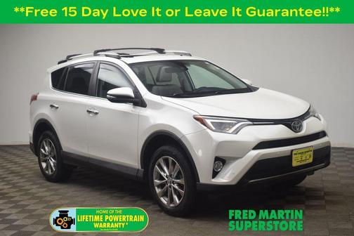 Super White 2017 Toyota RAV4 Limited