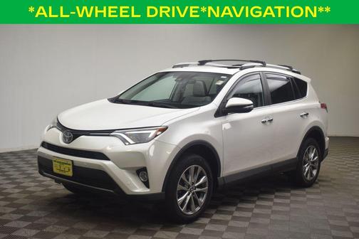 Super White 2017 Toyota RAV4 Limited