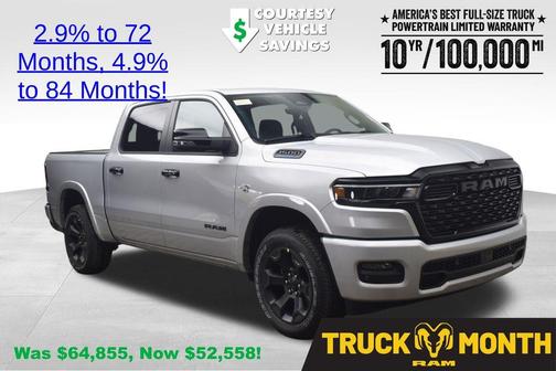 Silver Zynith 2026 RAM 1500 Big Horn/Lone Star