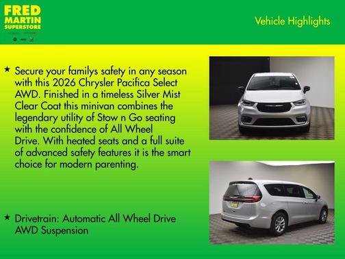 2026 Chrysler Pacifica Select