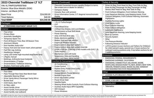 2023 Chevrolet Trailblazer LT