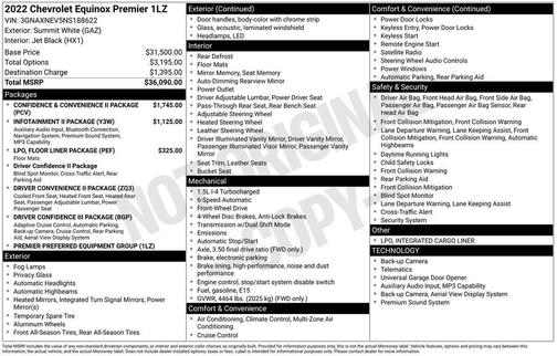2022 Chevrolet Equinox Premier