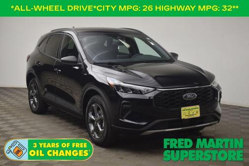 Agate Black Metallic 2025 Ford Escape ST-Line