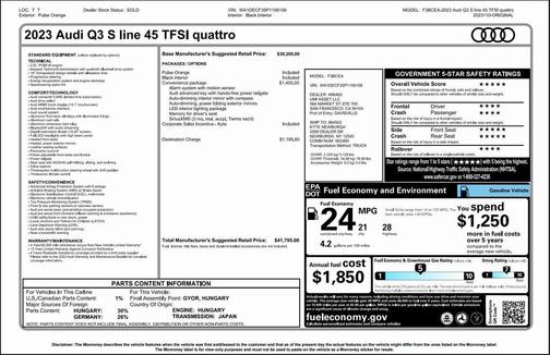 2023 Audi Q3 45 S line Premium