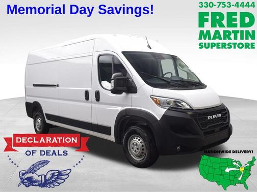 Bright White Clearcoat 2026 RAM ProMaster 2500 High Roof