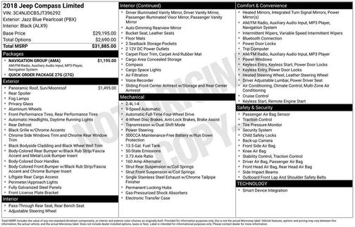 2018 Jeep Compass Limited