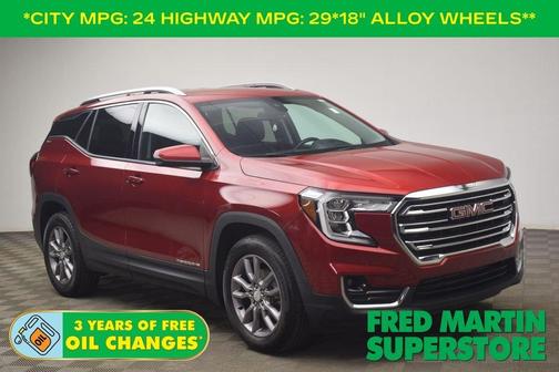 Volcanic Red 2024 GMC Terrain SLT