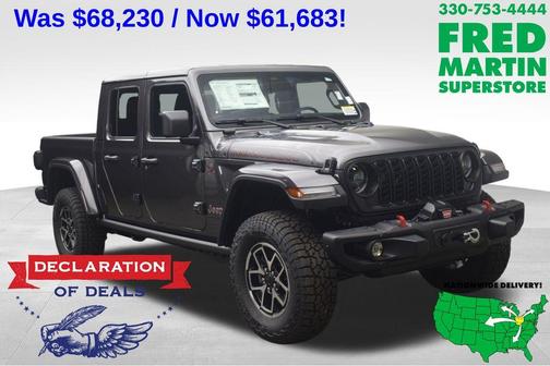Granite Crystal Clearcoat Metallic 2026 Jeep Gladiator Rubicon