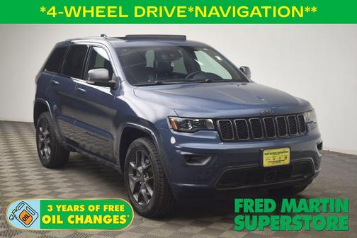 Pacific Blue Clearcoat 2021 Jeep Grand Cherokee Limited