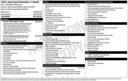 2025 Jeep Grand Cherokee L Limited